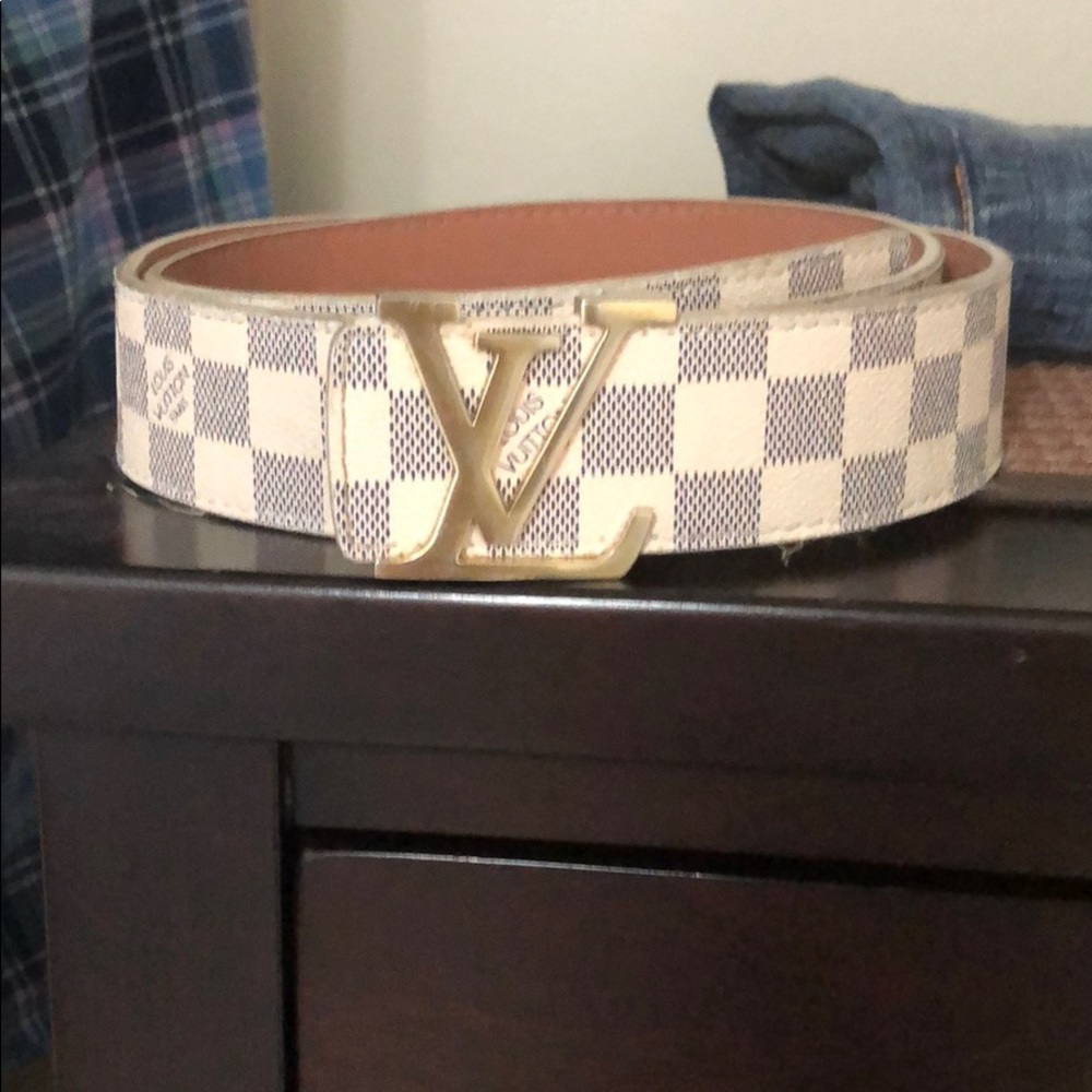 Louis Vuitton Belt (White)